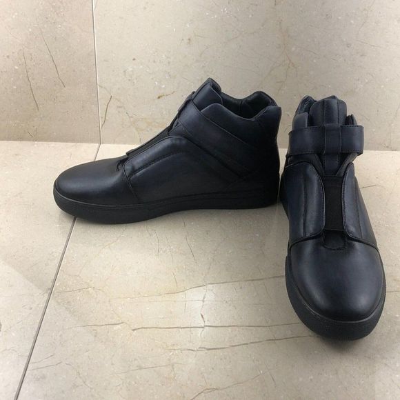 J75 By Jump New York Mens Scully Blue Leather High Top Sneaker Shoes Size 9.5 - Picture 5 of 11